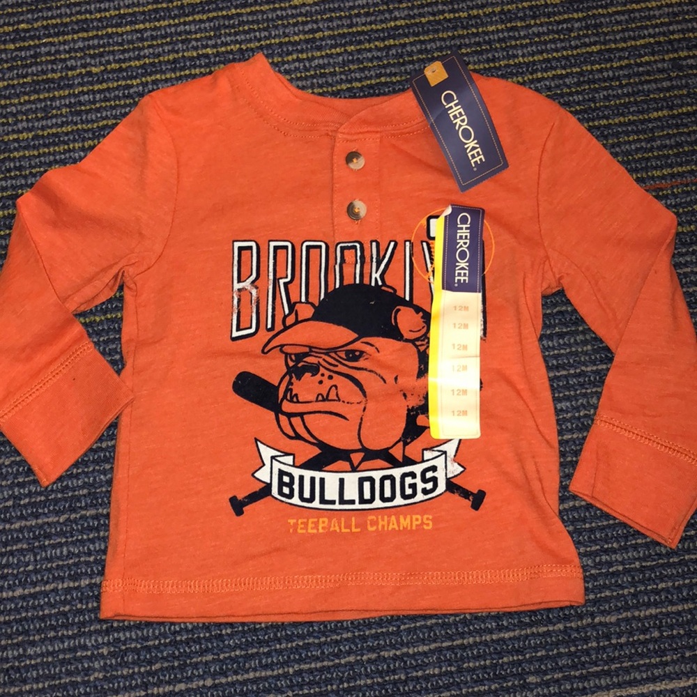 Cherokee Orange Bulldog Tee